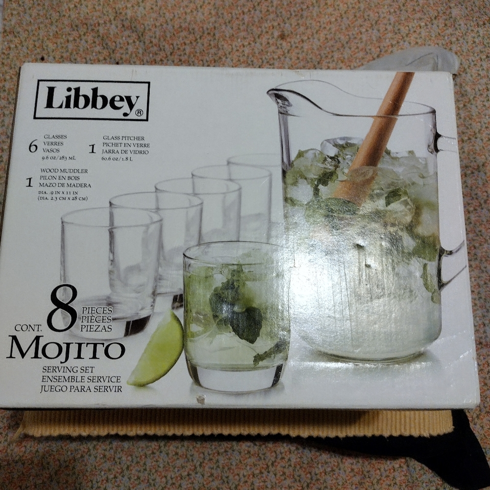 Nib Libbey mojito glass set
